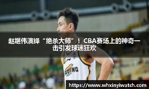 赵继伟演绎“绝杀大师”！CBA赛场上的神奇一击引发球迷狂欢